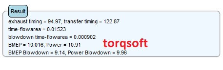TorqSoft - Exhaust Time-FlowArea Programme, Puch Maxi 50cc cylinder